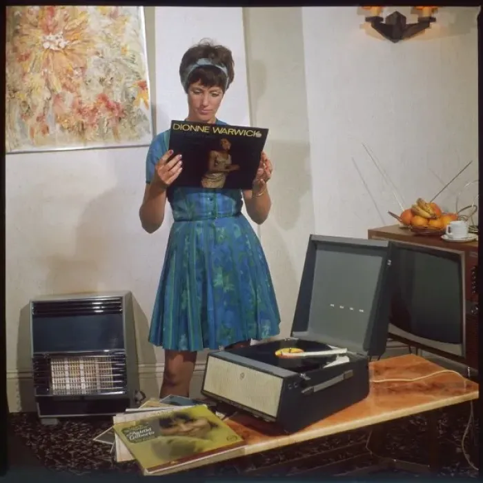 Framed Print : Listening to Records Framed Print : Listening to Records
