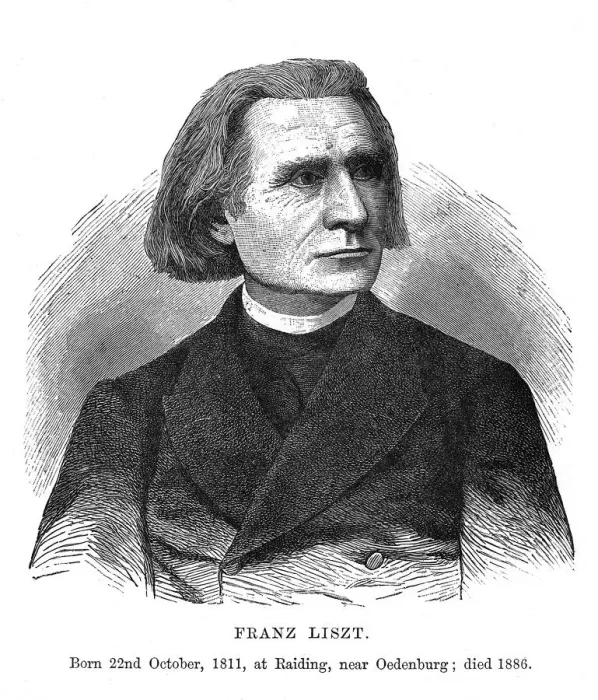 Framed Print : Liszt Engraving Framed Print : Liszt Engraving