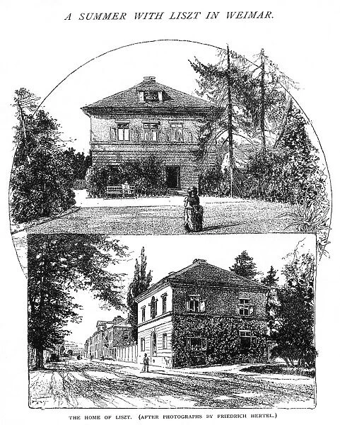 Liszts home at Weimar