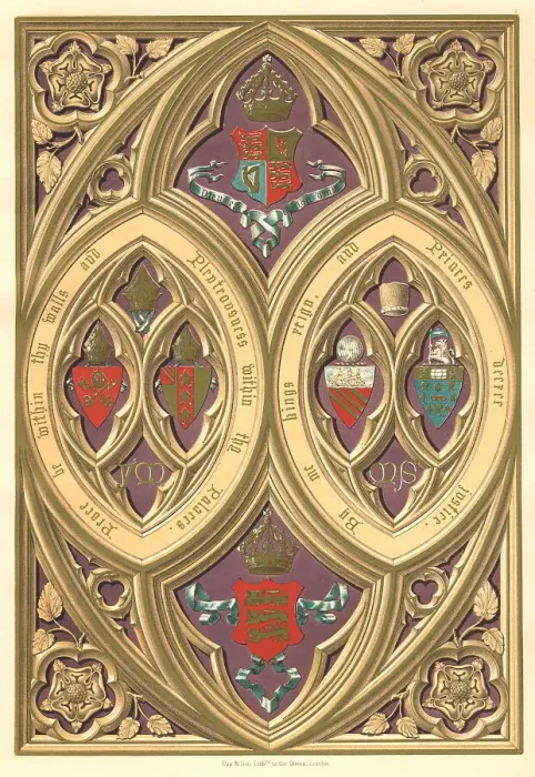 Framed Print : Lithographic Plate of Arms Framed Print : Lithographic Plate of Arms