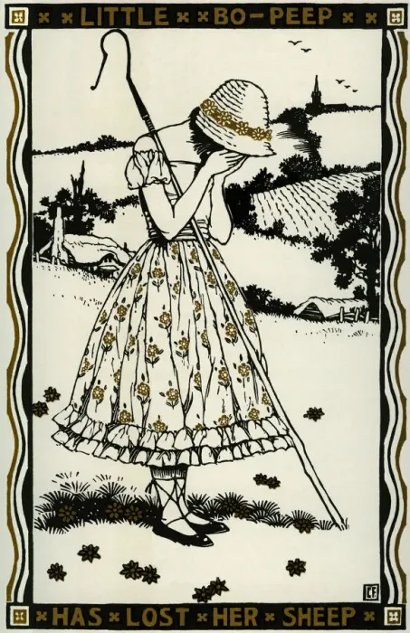 Framed Print : Little Bo-peep Framed Print : Little Bo-peep
