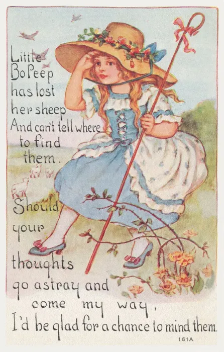 Framed Print : Little Bo-Peep Framed Print : Little Bo-Peep