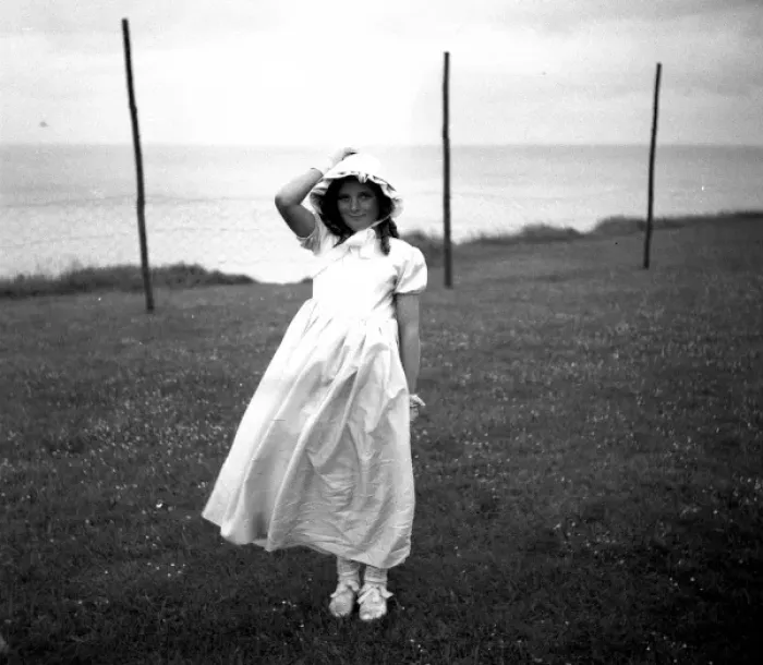 Framed Print : Little Bo Peep carnival costume, Walton-on-the-Naze, Essex Framed Print : Little Bo Peep carnival costume, Walton-on-the-Naze, Essex