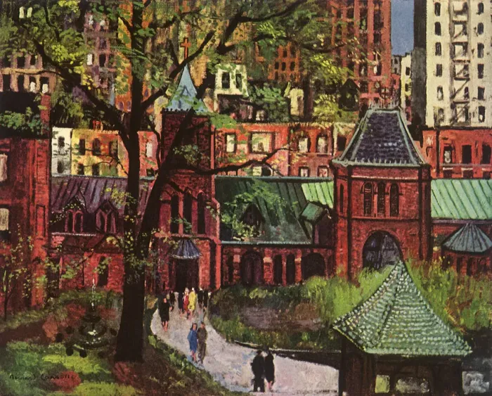 Framed Print : The Little Church Around the Corner Date: 1944 Framed Print : The Little Church Around the Corner Date: 1944