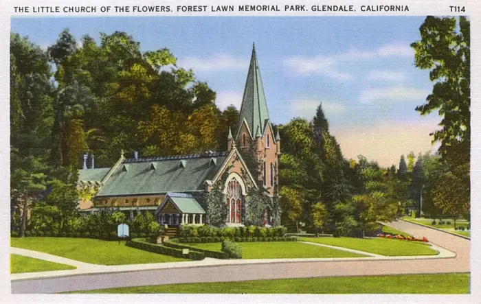 Framed Print : Little Church of the Flowers, Glendale, Los Angeles, USA Framed Print : Little Church of the Flowers, Glendale, Los Angeles, USA