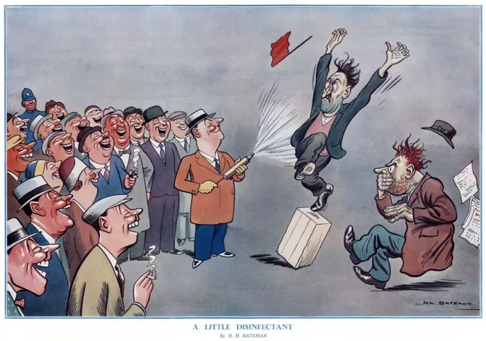 Framed Print : A Little Disinfectant by H. M. Bateman Framed Print : A Little Disinfectant by H. M. Bateman