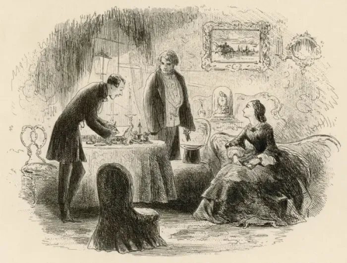 Framed Print : Little Dorrit  /  Mr Merdle
