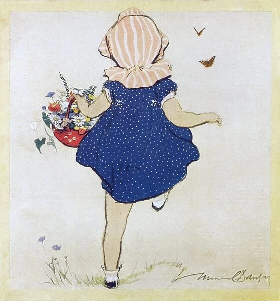 Little Flower Girl by Muriel Dawson