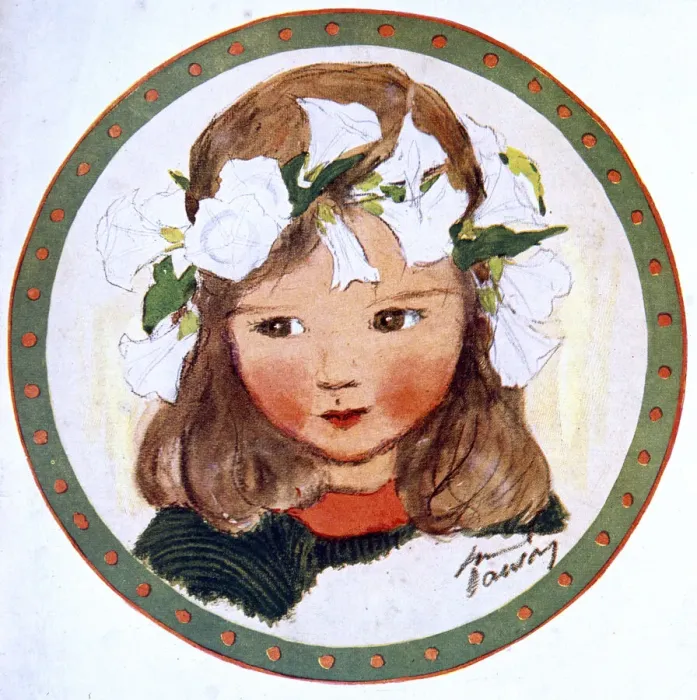 Framed Print : Little Flower Queen by Muriel Dawson Framed Print : Little Flower Queen by Muriel Dawson