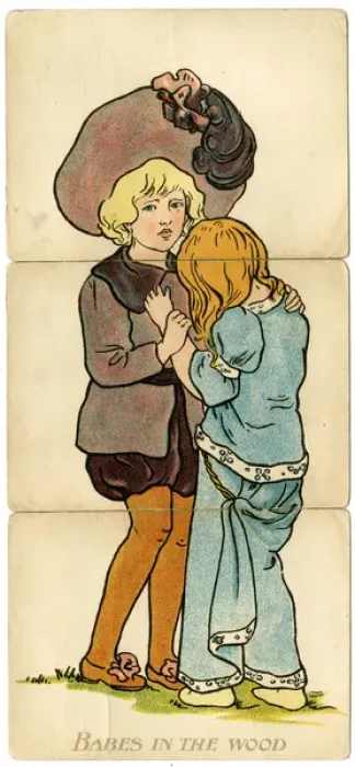 Framed Print : Little Folk Misfitz - Babes in the Wood Framed Print : Little Folk Misfitz - Babes in the Wood