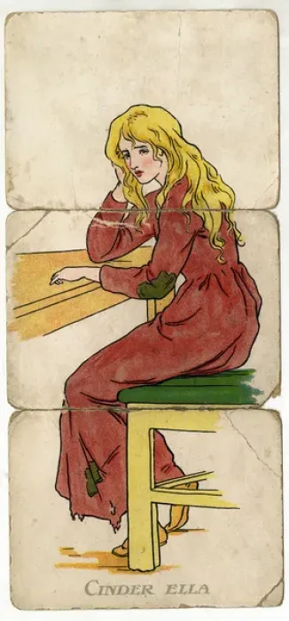 Framed Print : Little Folk Misfitz - Cinderella Framed Print : Little Folk Misfitz - Cinderella