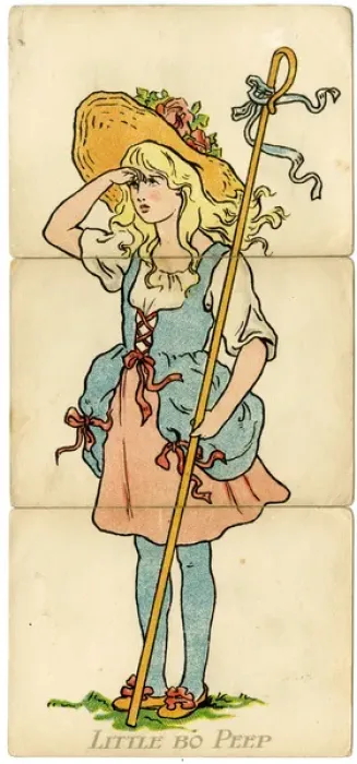 Framed Print : Little Folk Misfitz - Little Bo Peep Framed Print : Little Folk Misfitz - Little Bo Peep