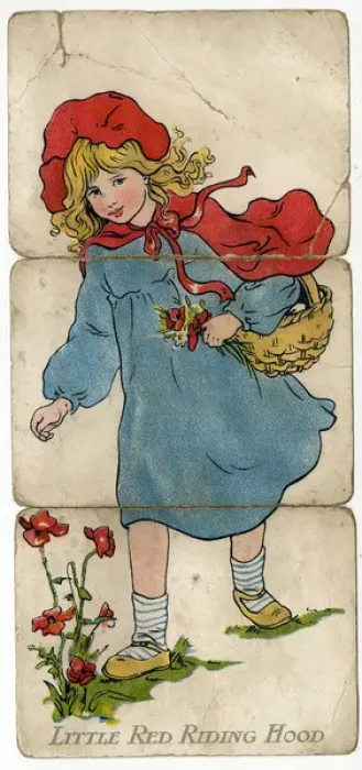 Framed Print : Little Folk Misfitz - Little Red Riding Hood Framed Print : Little Folk Misfitz - Little Red Riding Hood