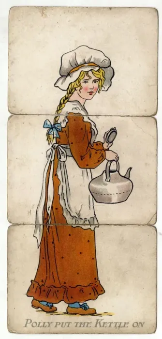 Framed Print : Little Folk Misfitz - Polly Put the Kettle On Framed Print : Little Folk Misfitz - Polly Put the Kettle On