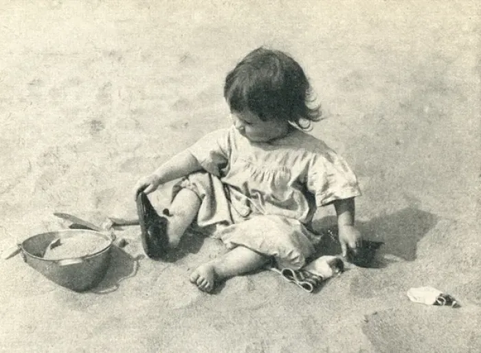 Framed Print : Little girl at the seaside Framed Print : Little girl at the seaside