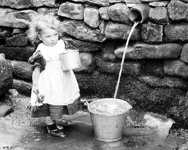 Little Girl at the Well Victorian period