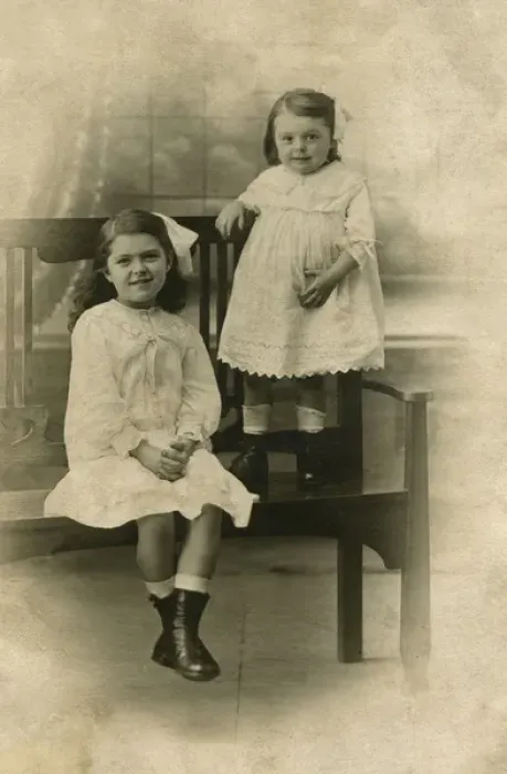 Framed Print : Two little girls Framed Print : Two little girls