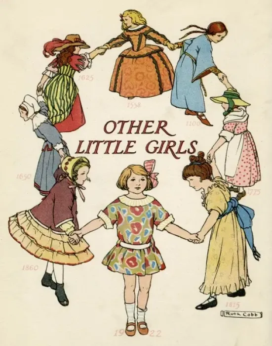 Framed Print : Other Little Girls from various periods in history Framed Print : Other Little Girls from various periods in history