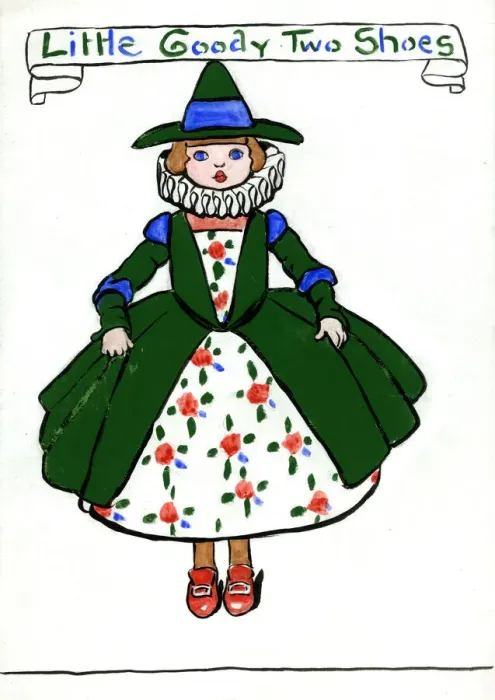 Framed Print : Little Goody Two Shoes, by Minnie Asprey Framed Print : Little Goody Two Shoes, by Minnie Asprey