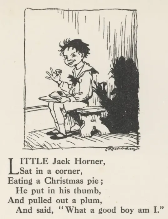 Framed Print : Little Jack Horner Framed Print : Little Jack Horner