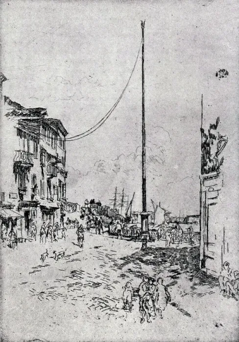 Framed Print : The Little Mast, Venice Framed Print : The Little Mast, Venice