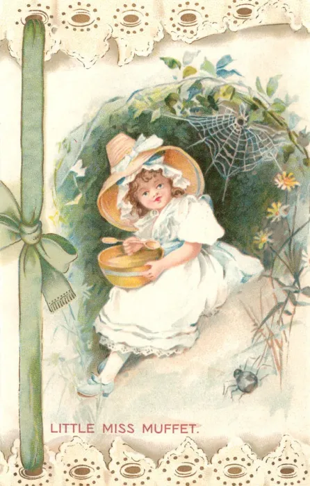 Framed Print : Little Miss Muffet Framed Print : Little Miss Muffet