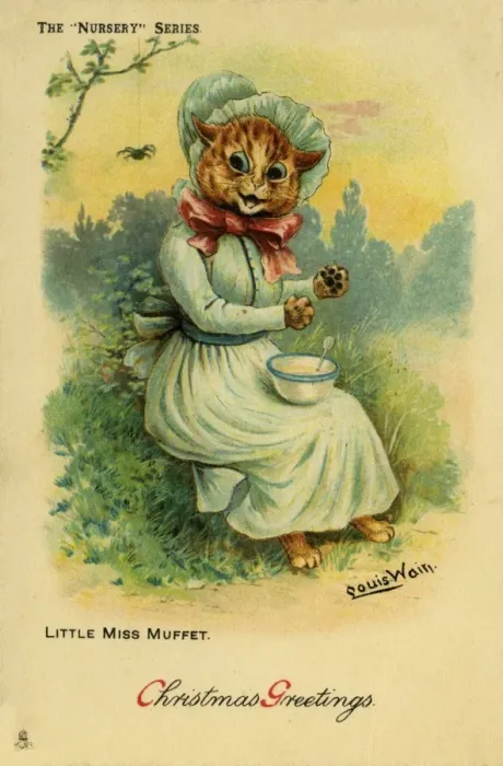 Framed Print : Little Miss Muffet Framed Print : Little Miss Muffet