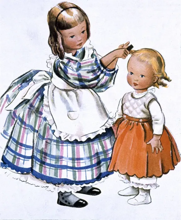 Framed Print : Little Mother by Peggy Earnshaw Framed Print : Little Mother by Peggy Earnshaw