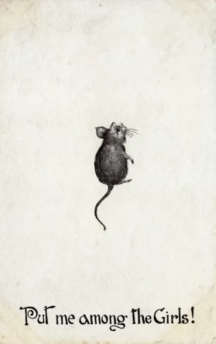 Framed Print : A Little Mouse keen to be put among the girls Framed Print : A Little Mouse keen to be put among the girls