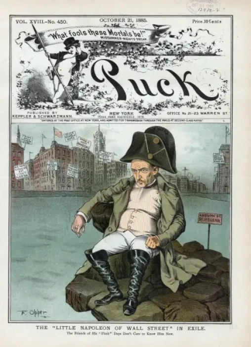 Framed Print : The Little Napoleon of Wall Street in exile Framed Print : The Little Napoleon of Wall Street in exile