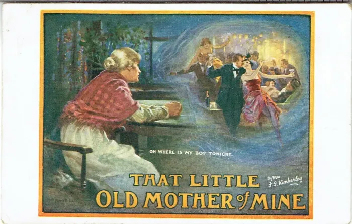 Framed Print : That Little Old Mother of Mine by F G Kimberley Framed Print : That Little Old Mother of Mine by F G Kimberley