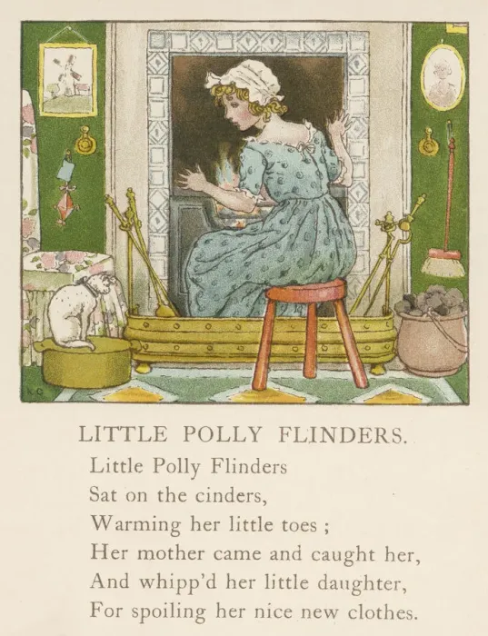 Framed Print : Little Polly Flinders Framed Print : Little Polly Flinders