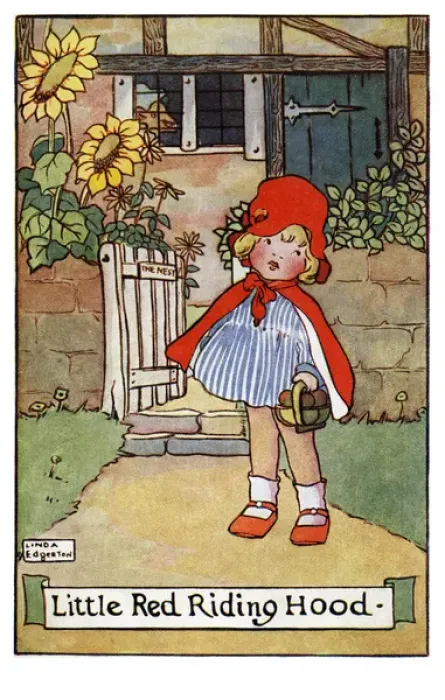 Framed Print : Little Red Riding Hood Framed Print : Little Red Riding Hood