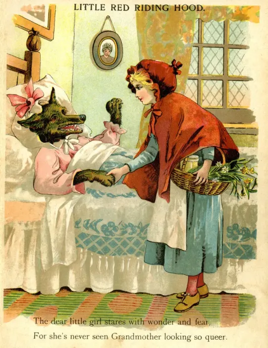 Framed Print : Little Red Riding Hood Framed Print : Little Red Riding Hood