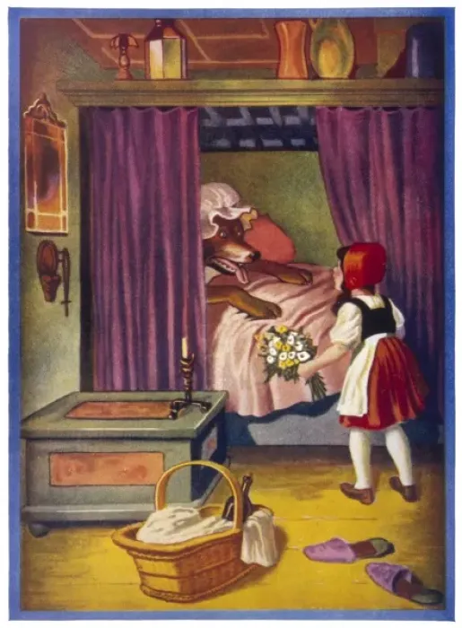 Framed Print : Little Red Riding Hood Framed Print : Little Red Riding Hood