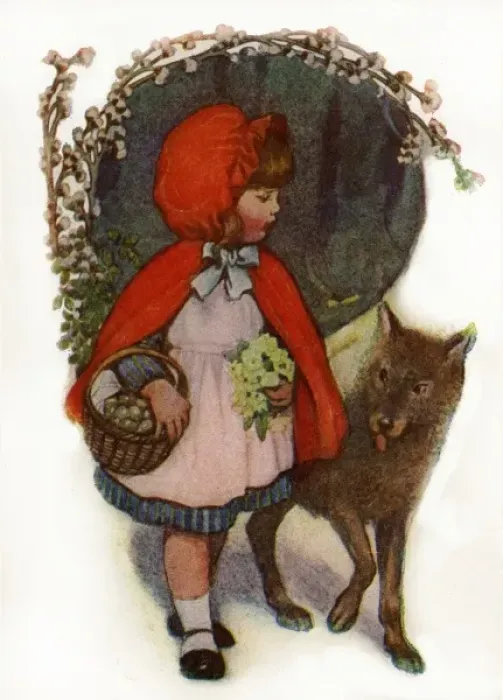 Framed Print : Little Red Riding Hood Framed Print : Little Red Riding Hood