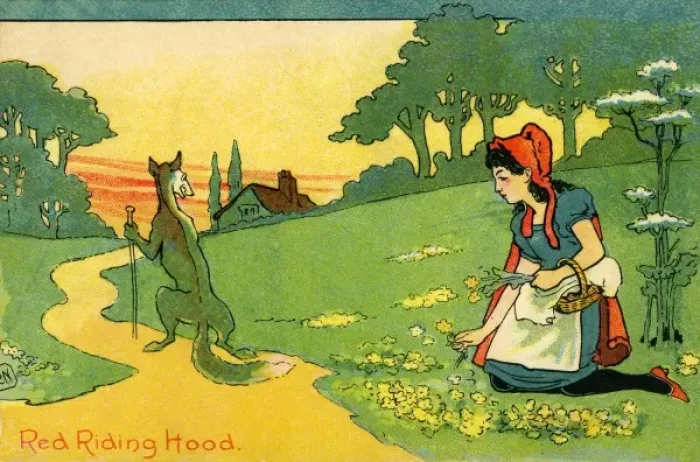 Framed Print : Little Red Riding Hood Framed Print : Little Red Riding Hood