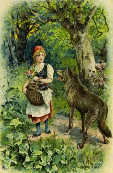 Framed Print : Little Red Riding Hood Framed Print : Little Red Riding Hood