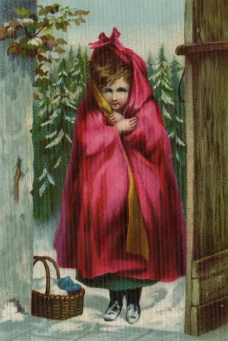 Framed Print : Little Red-Riding-Hood album card Framed Print : Little Red-Riding-Hood album card