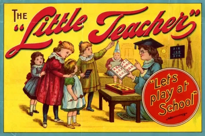 Framed Print : Little Teacher Game Framed Print : Little Teacher Game