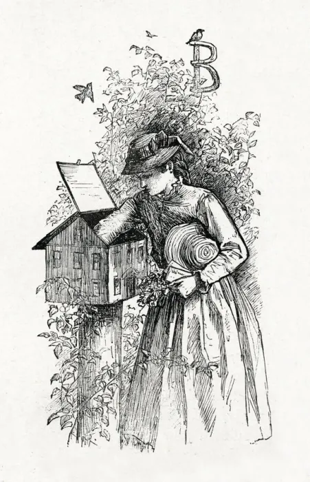 Framed Print : Little Women - Beth checking the postbox Framed Print : Little Women - Beth checking the postbox