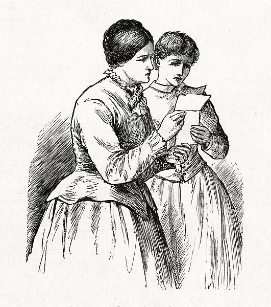 Little Women - Mrs March and Jo read a letter