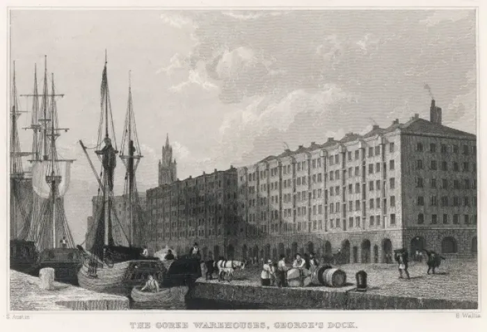 Framed Print : Liverpool / Boats 1820 Framed Print : Liverpool / Boats 1820