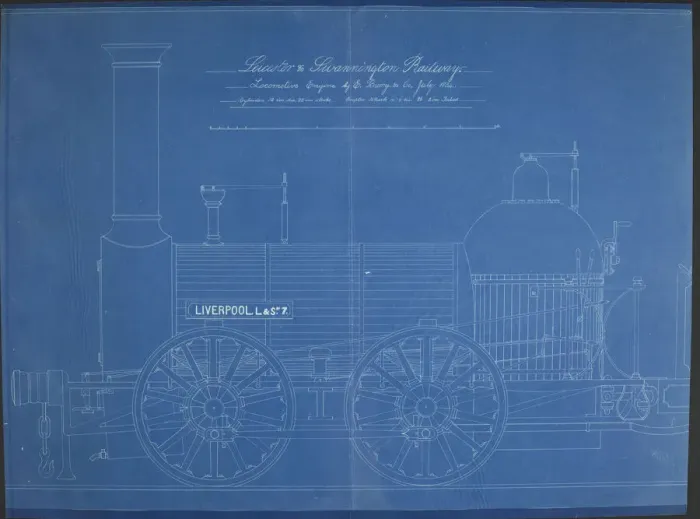 Framed Print : Liverpool engine by E Bury & Co Framed Print : Liverpool engine by E Bury & Co