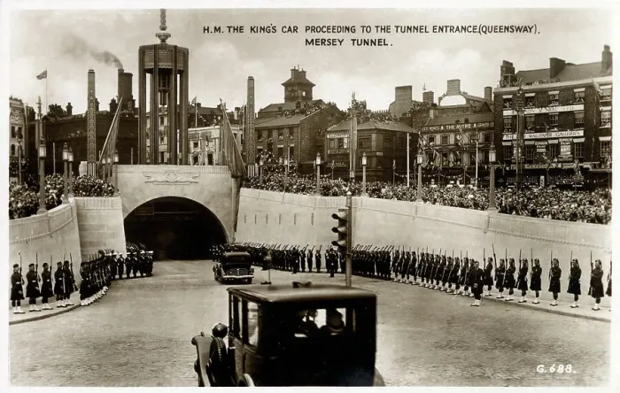 Framed Print : Liverpool, Merseyside - The Queensway Mersey Tunnel Opens Framed Print : Liverpool, Merseyside - The Queensway Mersey Tunnel Opens