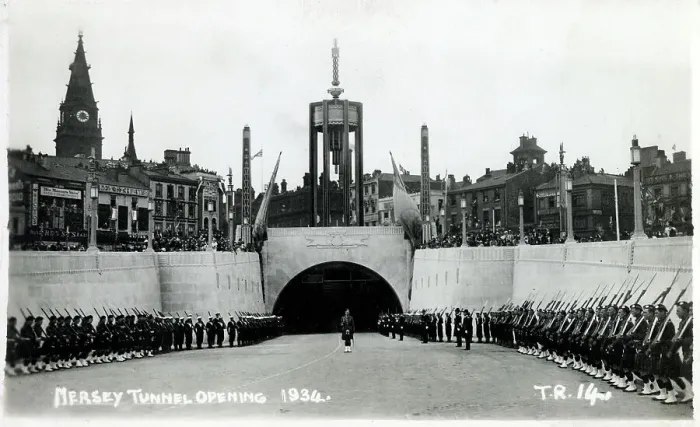 Framed Print : Liverpool, Merseyside - The Queensway Mersey Tunnel Opens Framed Print : Liverpool, Merseyside - The Queensway Mersey Tunnel Opens