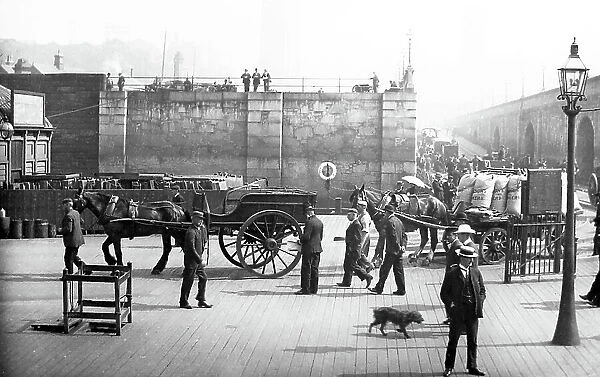 Liverpool Pier Head floating road, Victorian period