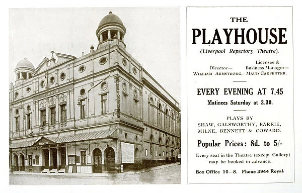 Liverpool Repertory Theatre, The Playhouse