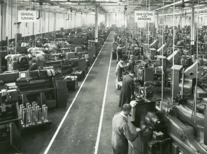 Framed Print : Liverpool works, general turning and gear grinding lanes Framed Print : Liverpool works, general turning and gear grinding lanes