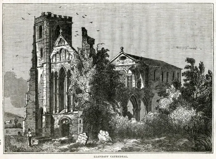 Framed Print : Llandaff Cathedral - original Framed Print : Llandaff Cathedral - original